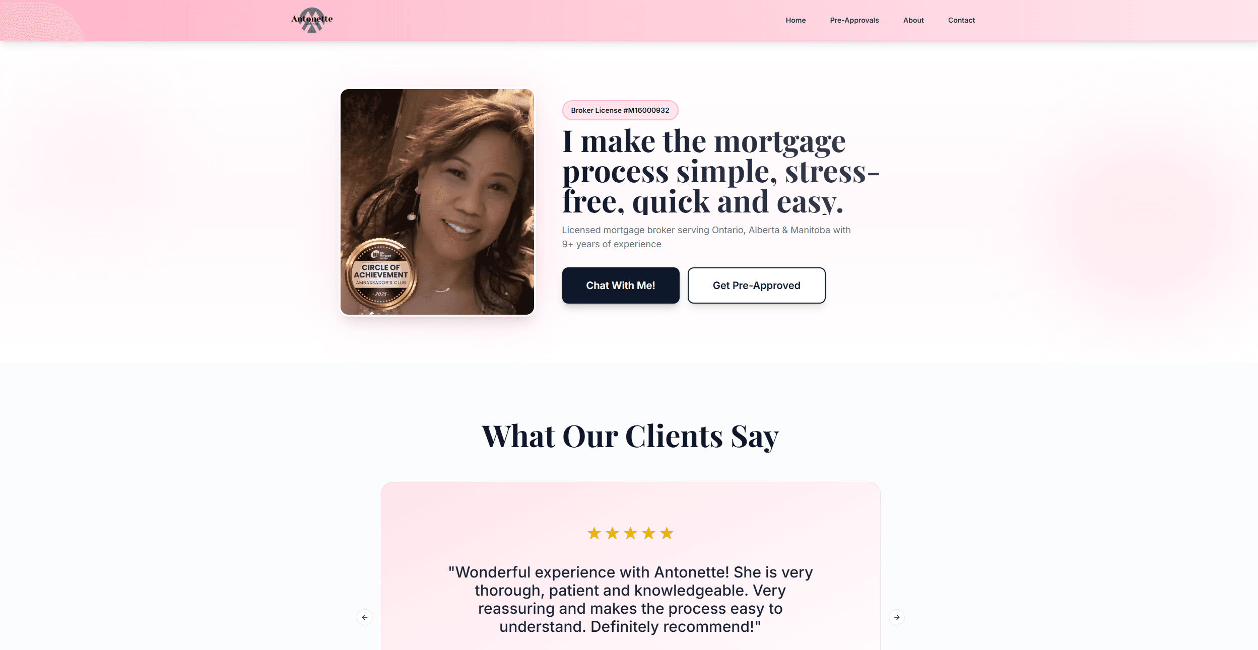 Antonette Morrison - Mortgage Broker